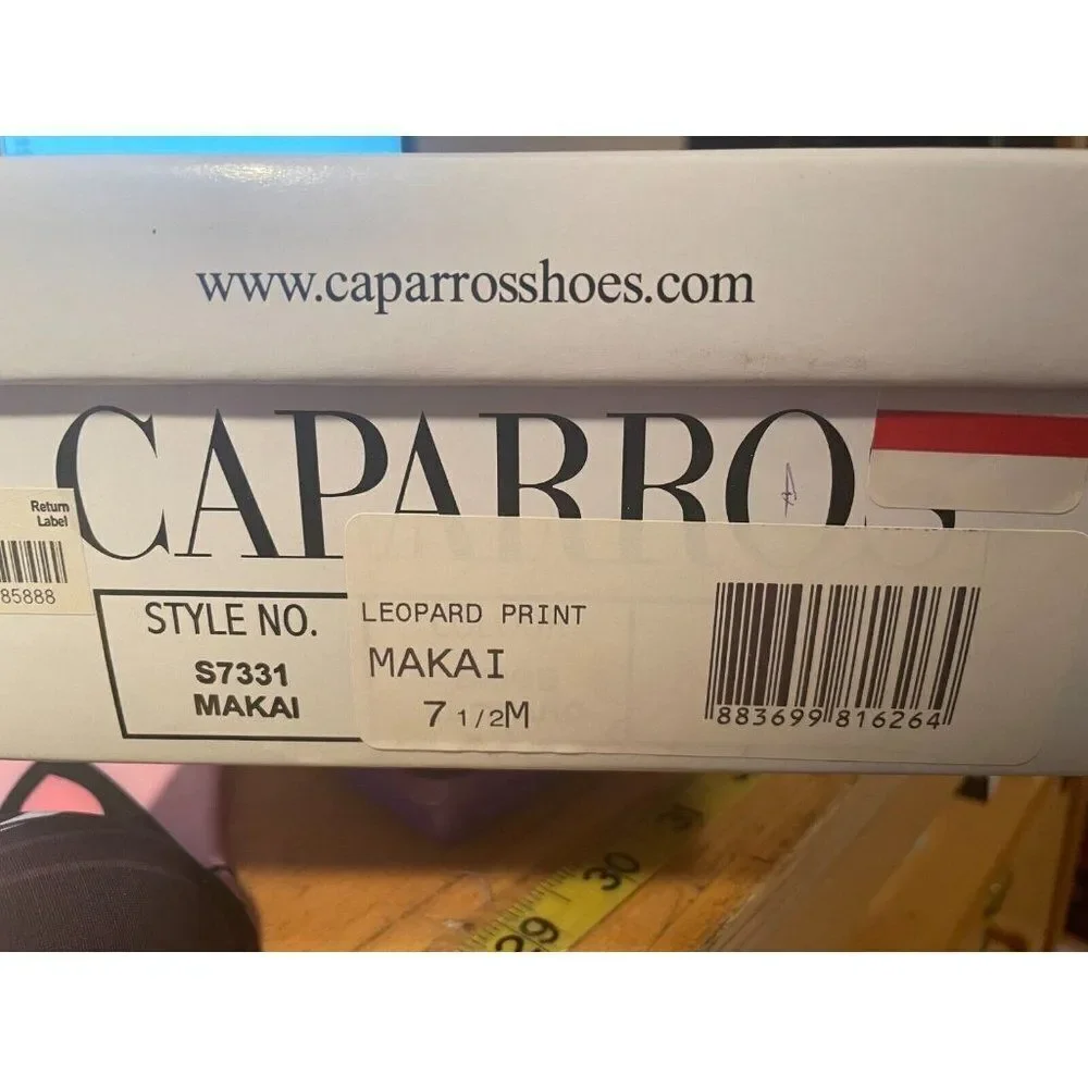 NIB Caparros Women's Makai Platform Sandal 7.5 Leopard print - Picture 10 of 10